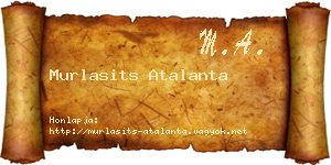 Murlasits Atalanta névjegykártya
